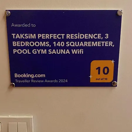 Apartment Taksim Perfect Residence, 3 Bedrooms, Pool, Sauna, Gym
